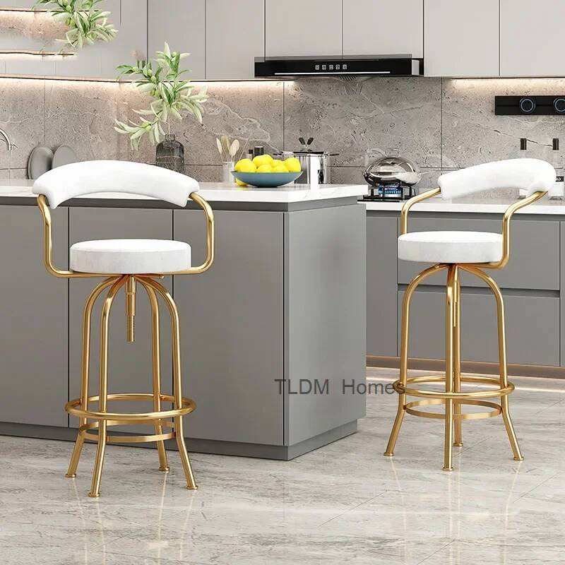Commercial Kitchen Design - Stołek kuchenny w stylu mid-century, regulowany,