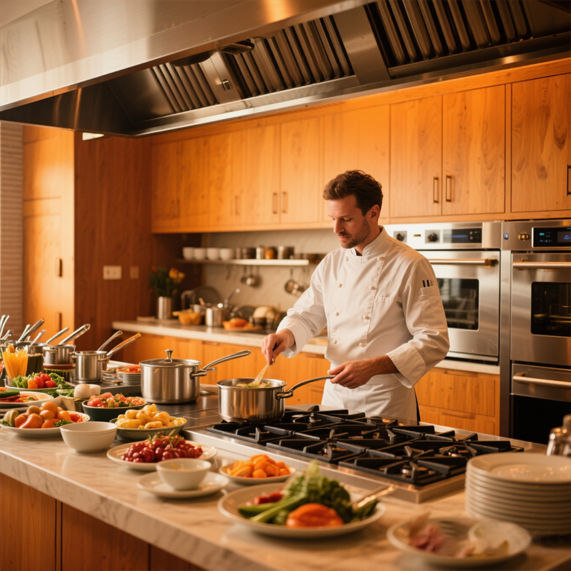 Commercial Kitchen Projects - Automatyczne wyposażenie kuchni komercyjnej, kuchenki gazowe