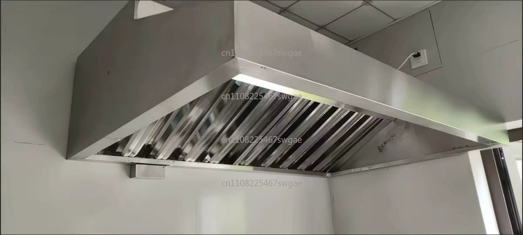 Commercial Kitchen Hoods - Stalowa okap kuchenny o dużej mocy
