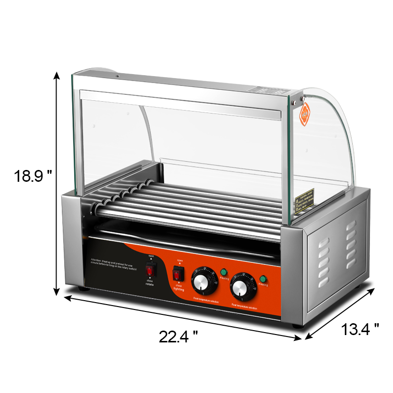 Commercial Kitchen Usa - Elektryczny grill do hot dogów i