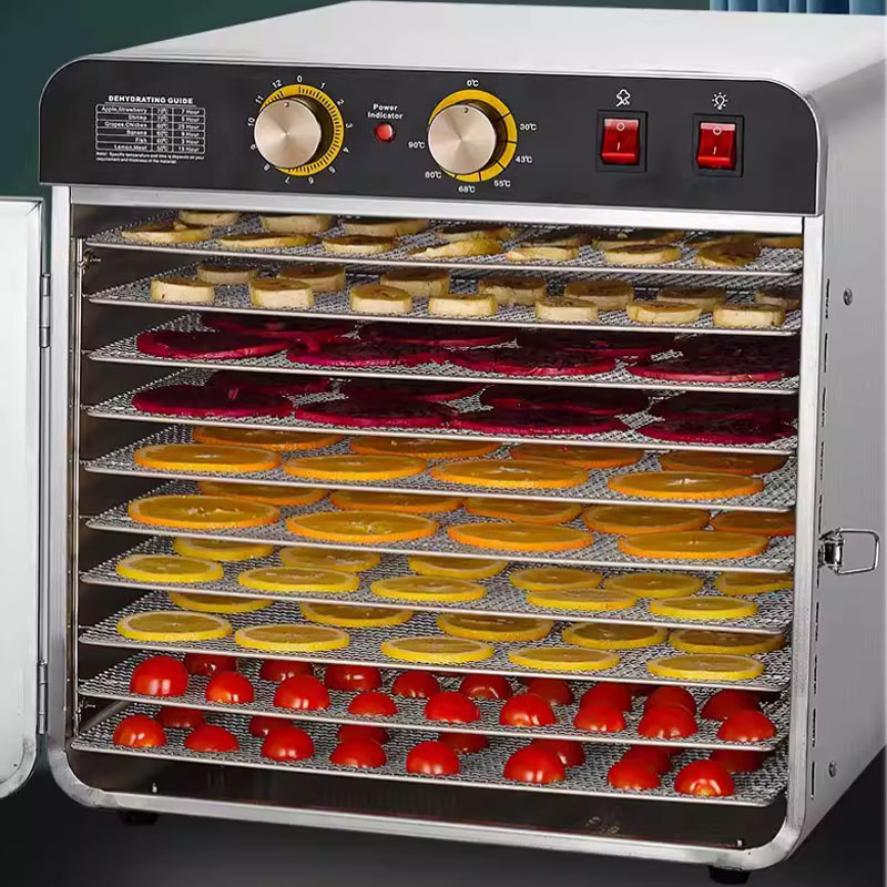 Commercial Food Dehydrator - 10-poziomowa suszarka do żywności ze stali