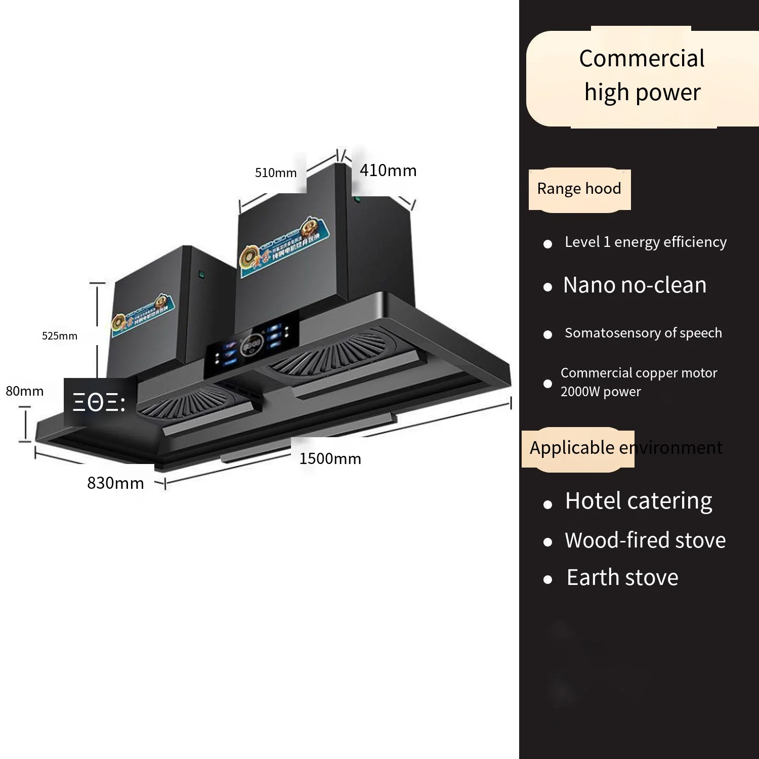 Okap kuchenny OEM do użytku do – Commercial Kitchen Hoods recenzja i cena