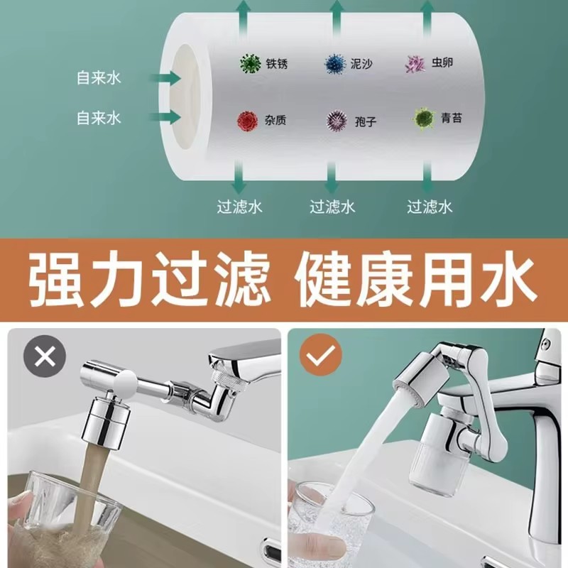 Nowy czarny 1440 °   Obrotowy  – Commercial Kitchen Tap recenzja i cena