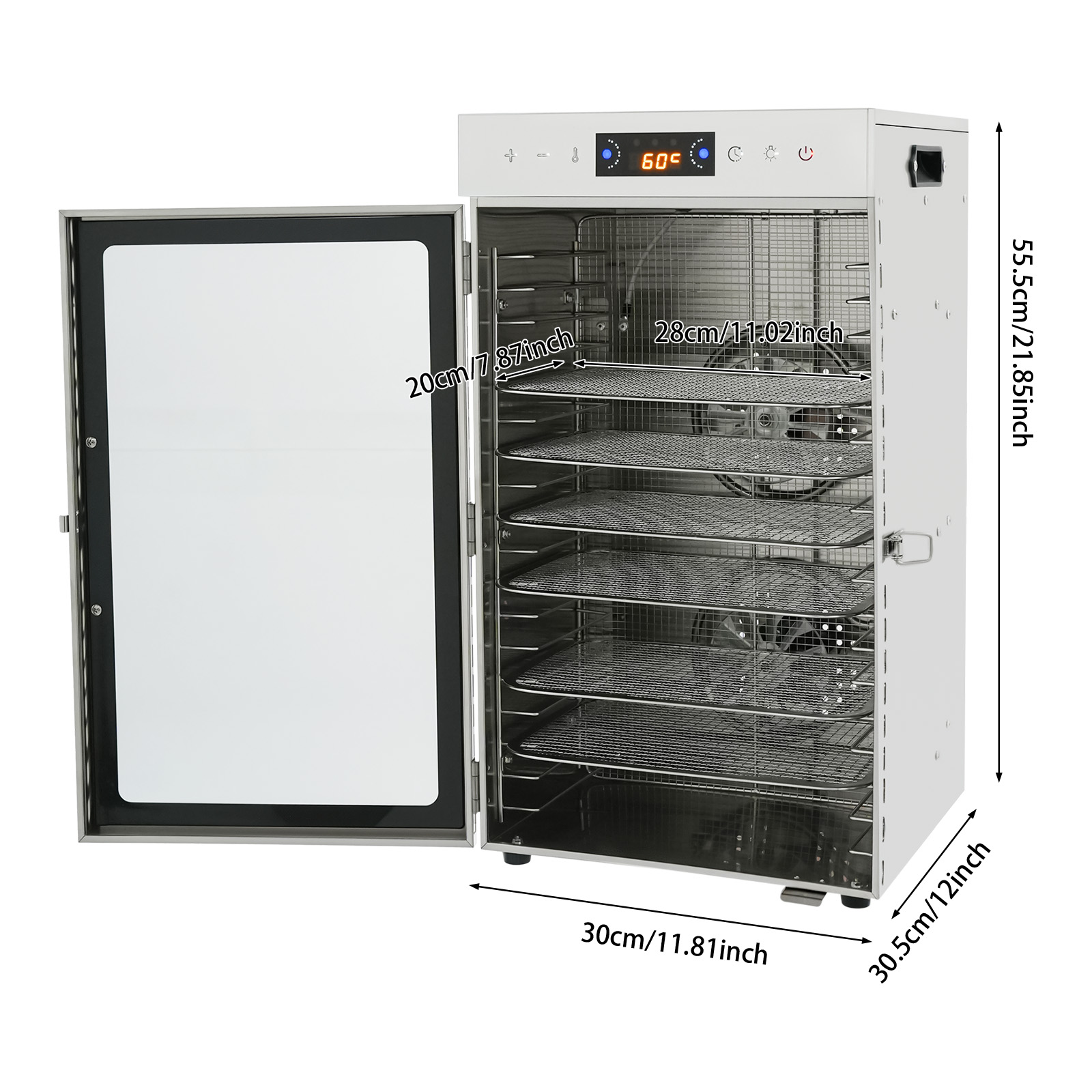 Suszarka do żywności na 18 tac – Commercial Food Dehydrator recenzja i cena