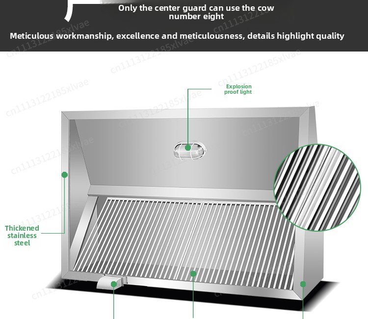 Wzmocniona okap kuchenny ze st – Commercial Kitchen Hoods recenzja i cena