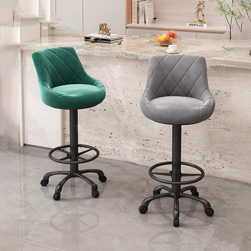 Krzesła barowe z aksamitu, obr – Commercial Kitchen Design recenzja i cena